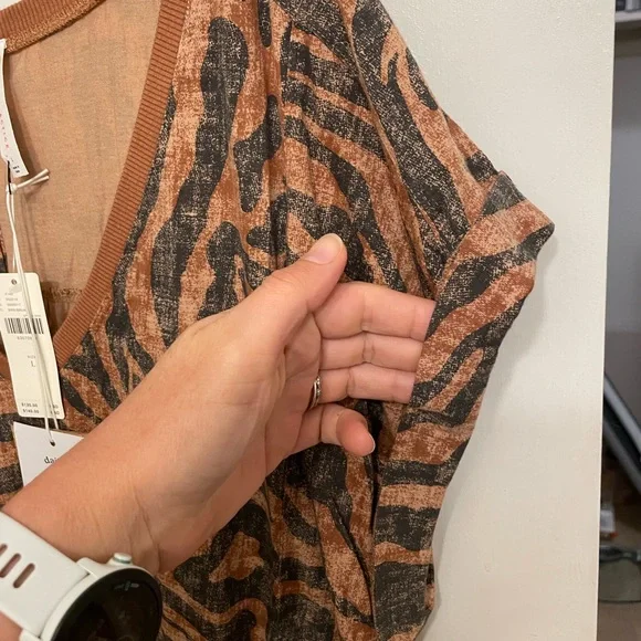 Daily Practice by Anthropologie Ruffled Mini Dress sz L NWT - Picture 7 of 10